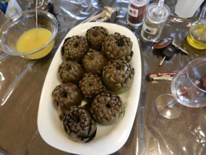 cookingclass menu 4aprartichokes